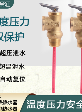 太阳能电热水器安阀温度压力安阀 TP阀WYA-20WYA-15安阀