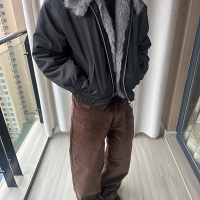 TumBlerine 狼王座山雕外套 冬季棉服哈灵顿 cleanfit夹克