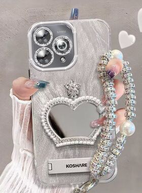 适用Hi畅享80Pro手机壳带镜子SHR-AN00镜头膜WIKOHi畅享80Pr0保护套anoo全高级女新款5g全包软畅想80por防摔