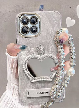 oppoa72手机壳补妆镜pdym20带镜头膜opopa535g保护套PECM30全包边opa735g防摔0pp0a725g新款时尚poop网红潮女