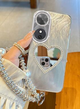 带镜头膜适用华为荣耀畅玩60手机壳NIC-AN00补妆镜honor畅完60m新款女anoo防摔全包软边nlc时尚高级n1c网红5g