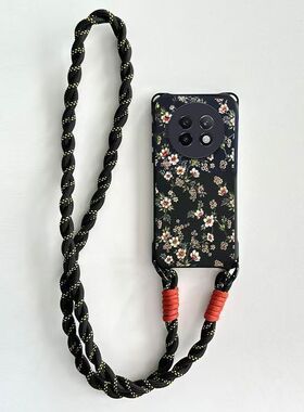 适用Realme13Pro手机壳RMX5002斜跨挂绳oppo真我13pro保护套5OO2四角防摔5g高级女13pr0全包软十三por软硅胶