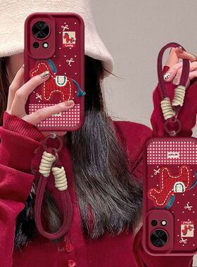 适用华为Nova12Pro手机壳新款ada-al00本命年nova12ultra保护套AL00U全包防摔aloo软硅胶nove高级潮女pr0手绳