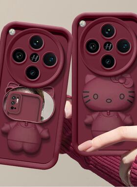 适用oppofindx8手机壳带镜子PKB110外套女opfindx8pro保护套PKC110软壳硅胶5g新款0pp0flndx8pr0全包防摔支架