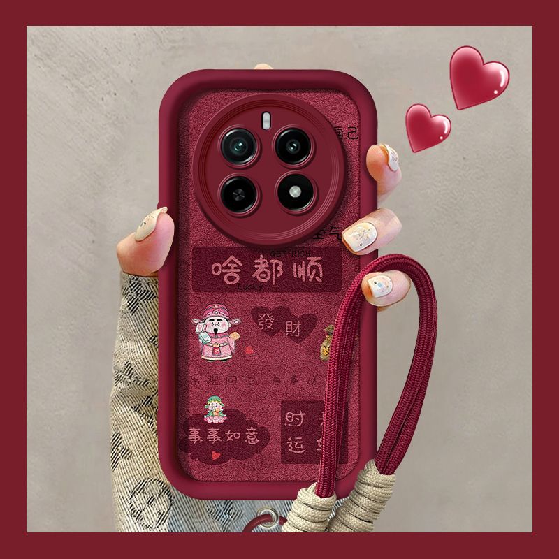 适用realme12x手机壳RMX3993新年款oppo真我12pro+保护套RMX3841全包边12po防摔RMX3843文字5g成熟潮款女新款