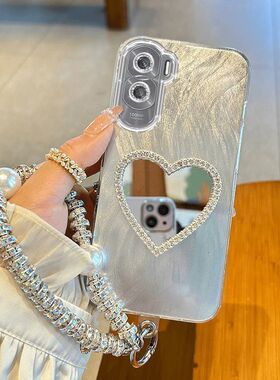 带镜头膜适用华为荣耀x50i手机壳CRT-AN00补妆镜honorx50l保护套crt—anoo新款女h0n0r全包防摔软x501时尚5g