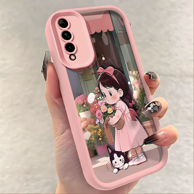 适用荣耀x20se手机壳可爱CHL-AN00硅胶软5g华为nova10z保护套卡通CHA-AL80全包女nova8se活力版chl-al60防摔