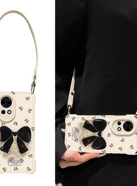 适用华为nova12pro手机壳Nova12ultra四角防摔ADA-AL00U斜跨挂绳ada-aloo保护套novo全包边5g新款nove潮女pr0