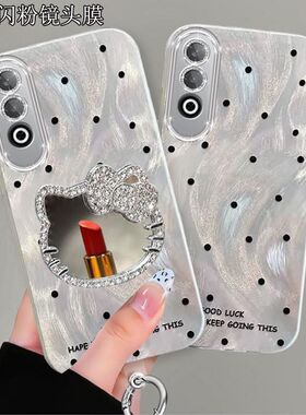 适用oppok12手机壳补妆镜子PJR110带镜头膜opook12plus保护套PKS110全包边0pp0k12x防摔PJT110新款5g高级女生