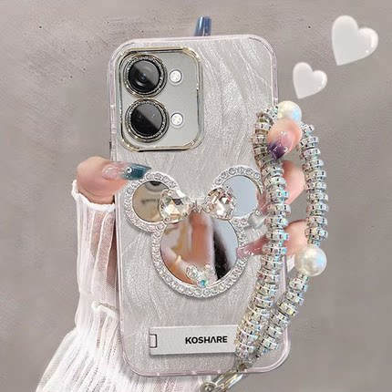 适用一加ace2v手机壳带镜头膜PHP110补妆镜oneplus保护套1加ace2v新款女高级oppo防摔5g全包边1+ace防摔网红