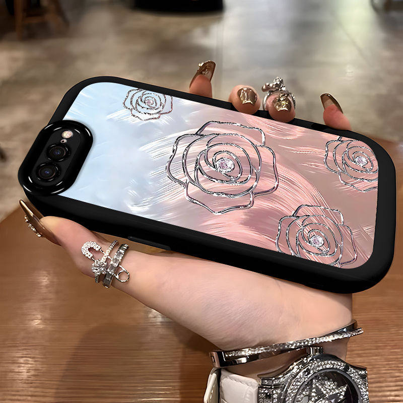 适用苹果8plus手机壳a1661硅胶软iPhone7/8保护套a1660全包防摔ip7plus高级se2新款SE三代女生pius小众普拉斯