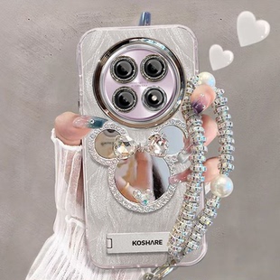 适用oppoa2pro手机壳化妆镜子PJG110带镜头膜0pp0a2pr0新款女pjgllo全包防摔opa2por保护套5g时尚poopa高级软