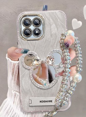 适用oppoa72手机壳化妆镜子pdym20带镜头膜opopa535g保护套PECM30新款女opa735g全包防摔0pp0a725g高级vivo软