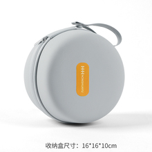 U型枕收纳盒 随身便携式圆形PU硬盒拉链轻便小巧颈枕飞机枕旅行枕