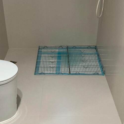 不锈钢大中小型犬防踩屎网架托盘