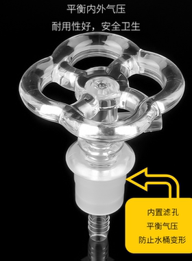 桶装水防尘塞茶具烧水抽水管配件