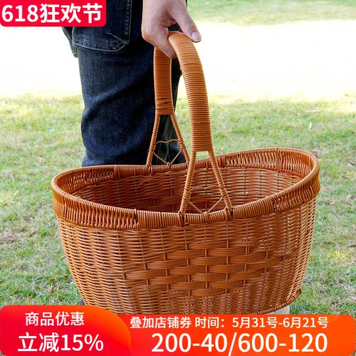 加固元宝手提篮鸡蛋篮拜拜篮