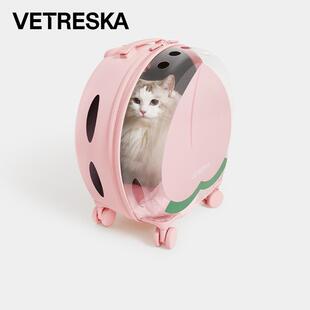 未卡宠物泡泡箱猫包外出便携太空舱背包手提拉杆箱猫咪狗宠物用品