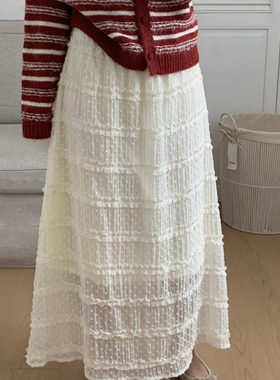 Flower & April-女新款冬显瘦高腰半裙蛋糕裙a字裙半身裙160996