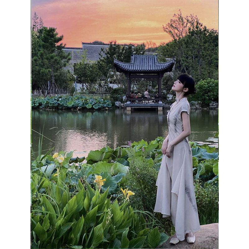 T新中式小众设计仙女气