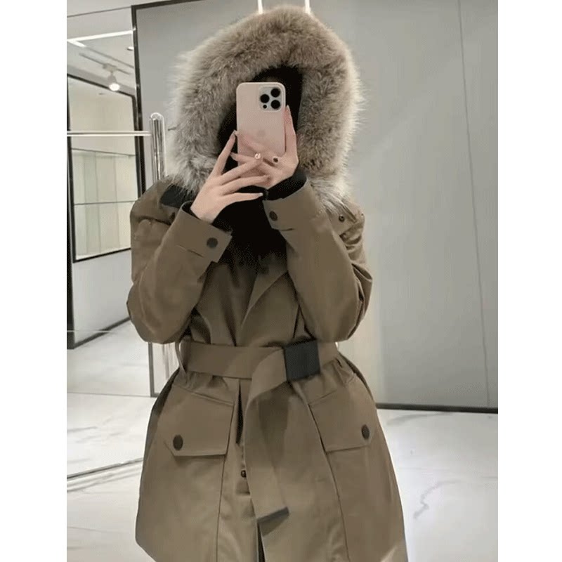 羽绒棉服女2024年秋冬仿