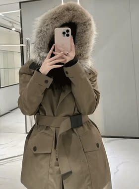羽绒棉服女2024年秋冬仿
