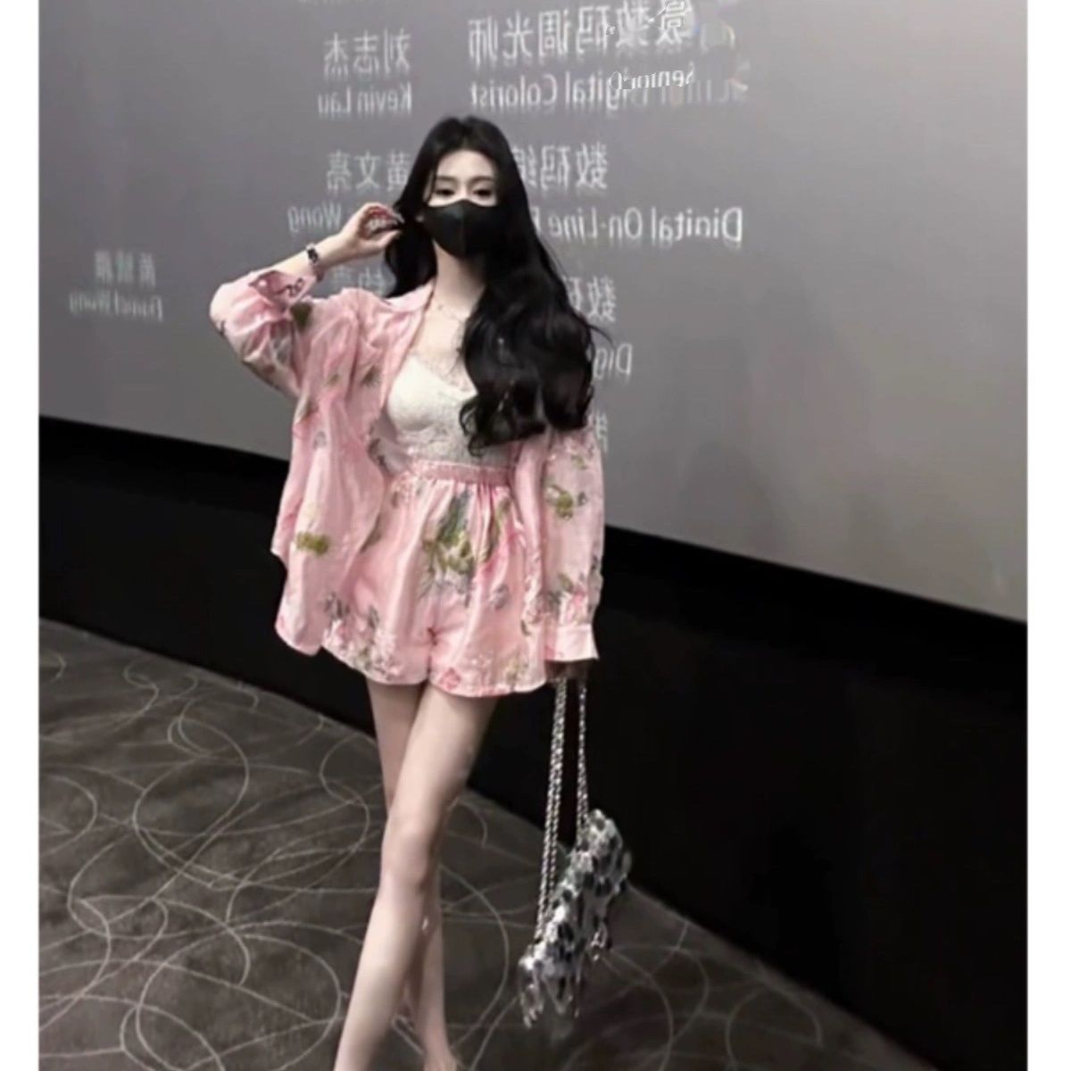 中式禅意粉色盘扣衬衫女