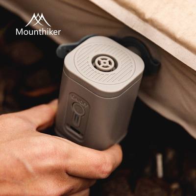 山之客迷你微电池气泵户外露营UBS电动充气垫抽气泵便携式轻巧