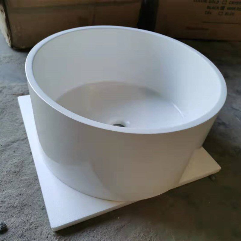 仿石头足浴美甲盆水疗p洗脚缸有冲浪彩灯泡脚护理盆圆形方形足疗