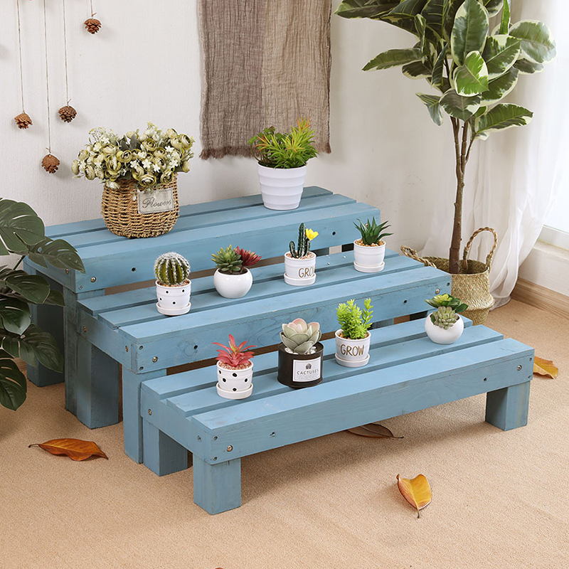 户外防腐木花架室外o庭院露天多层室内实木三层阳台单层阶梯花架