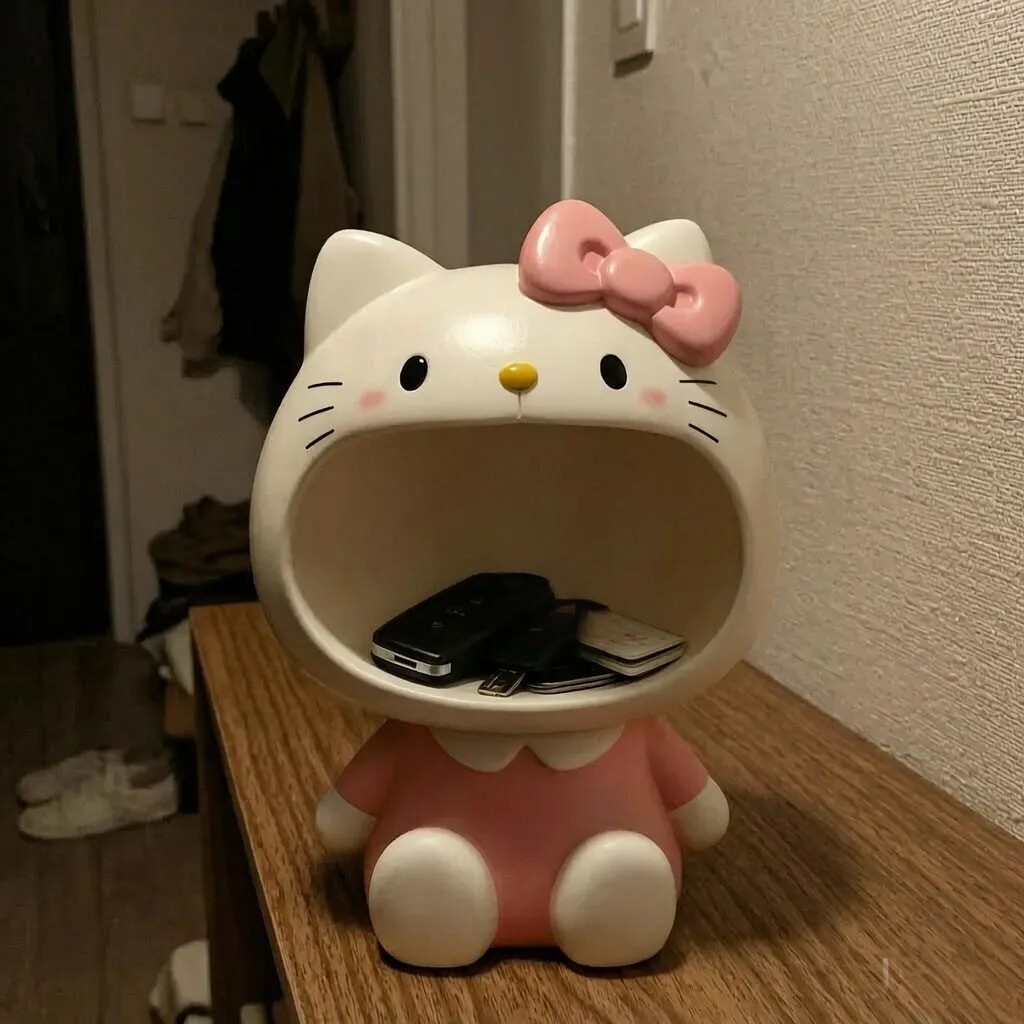 凯蒂猫玄关钥匙收纳摆件乔迁礼