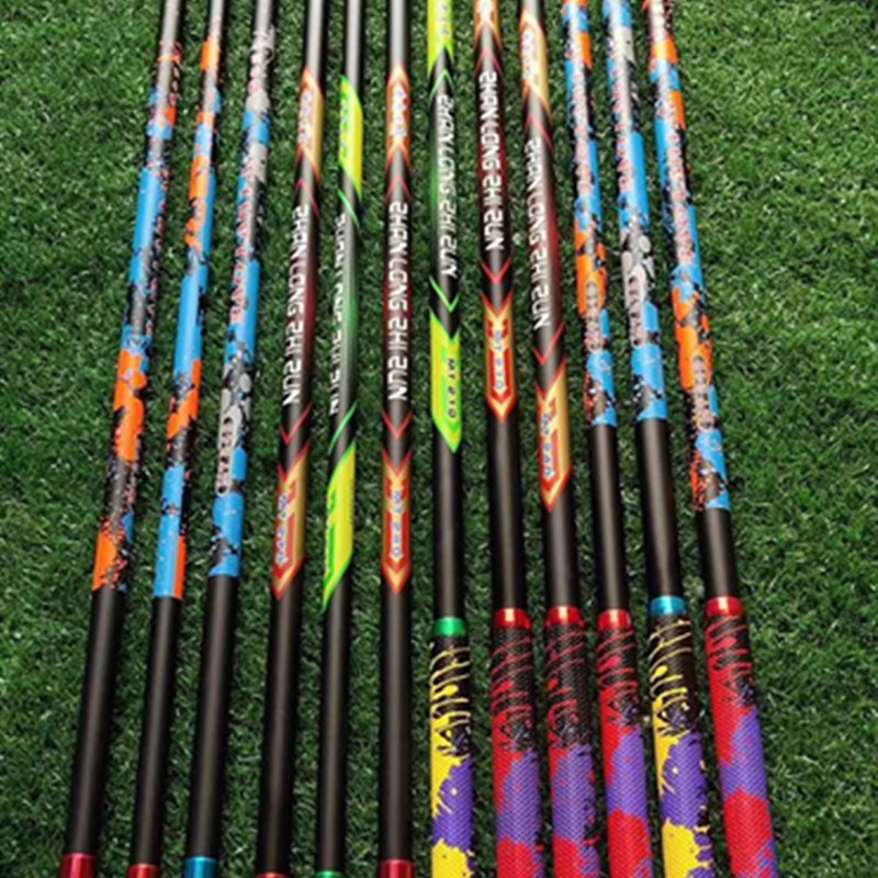 钓鱼抄网 碳素抄网竿 飞抄黑坑抄网杆支架 轻硬伸缩定位抄网玉柄