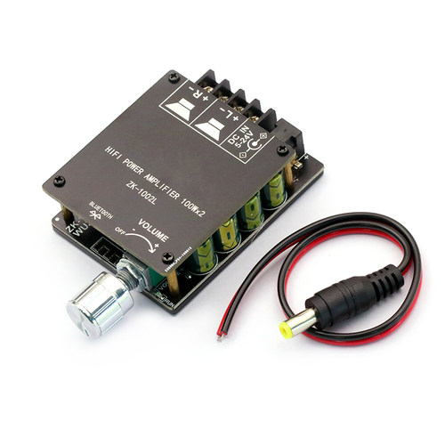 20W30W 50WX2蓝牙5.0数字功放板调节音量 502L功放模块5V12V24V