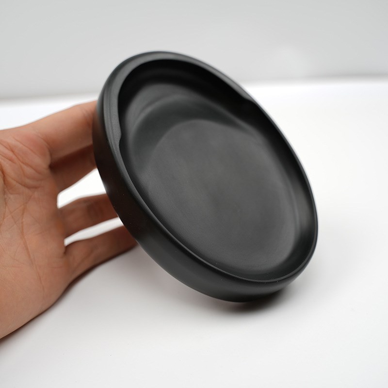 中国歙砚5寸实木带盖砚台学生成人毛笔磨墨端砚文房四宝原石