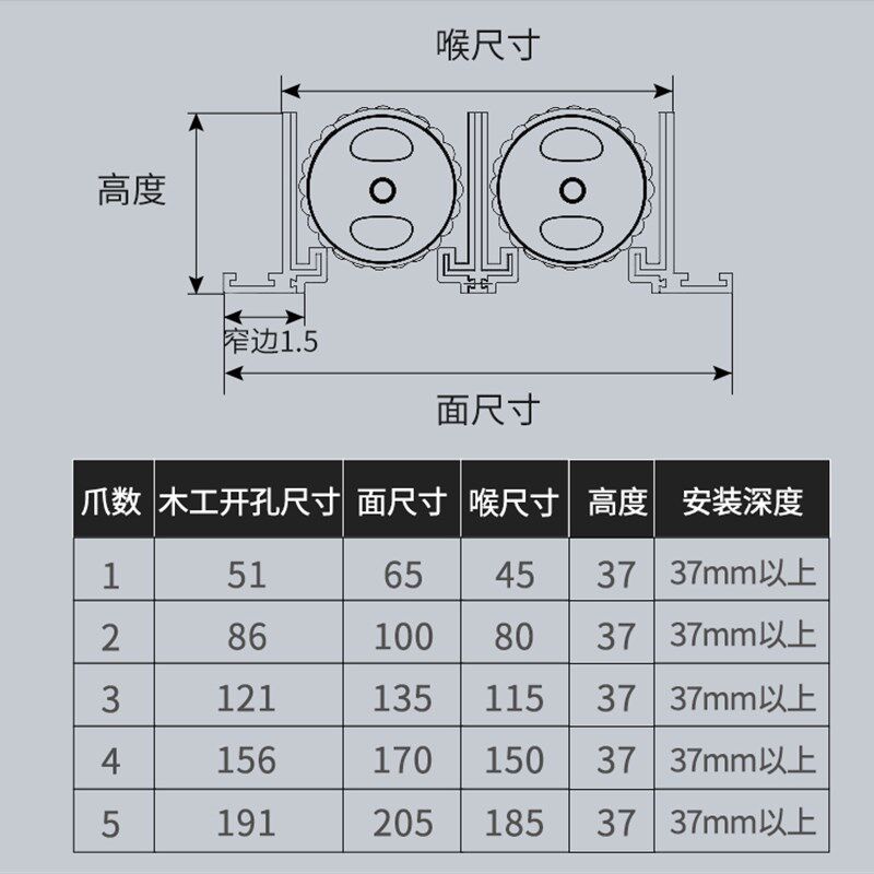 定制中央空调爪形出风口条形散流器极简内嵌线性爪型风口温喷爪型