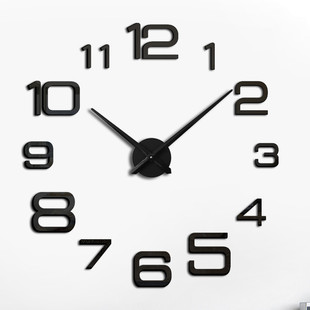 欧式 客厅时尚 数字大尺寸艺术挂钟 个性 现代挂表时钟创意墙钟表
