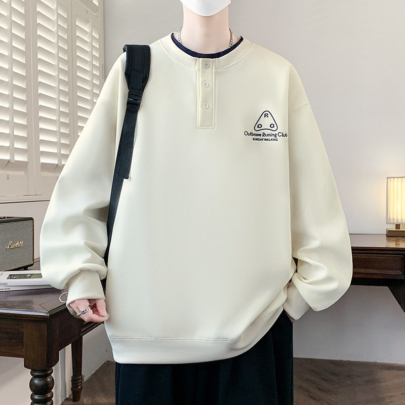 秋季17青少年长袖卫衣男孩12-15岁初高中学生打底衫T14半高领16