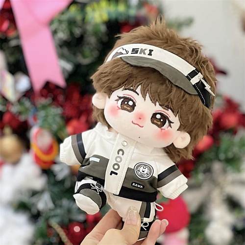 20cm毛不易棉花娃娃毛绒原创玩偶咪宝鱼明星公仔玩具节日礼品现货