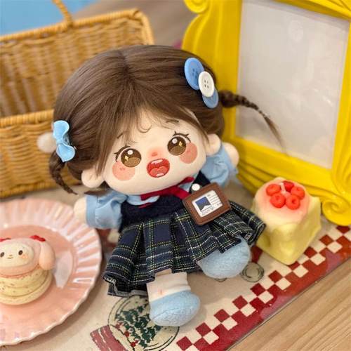 无属性原创棉花娃娃炸毛牙妹毛绒玩偶公仔节日礼物包邮送出生证