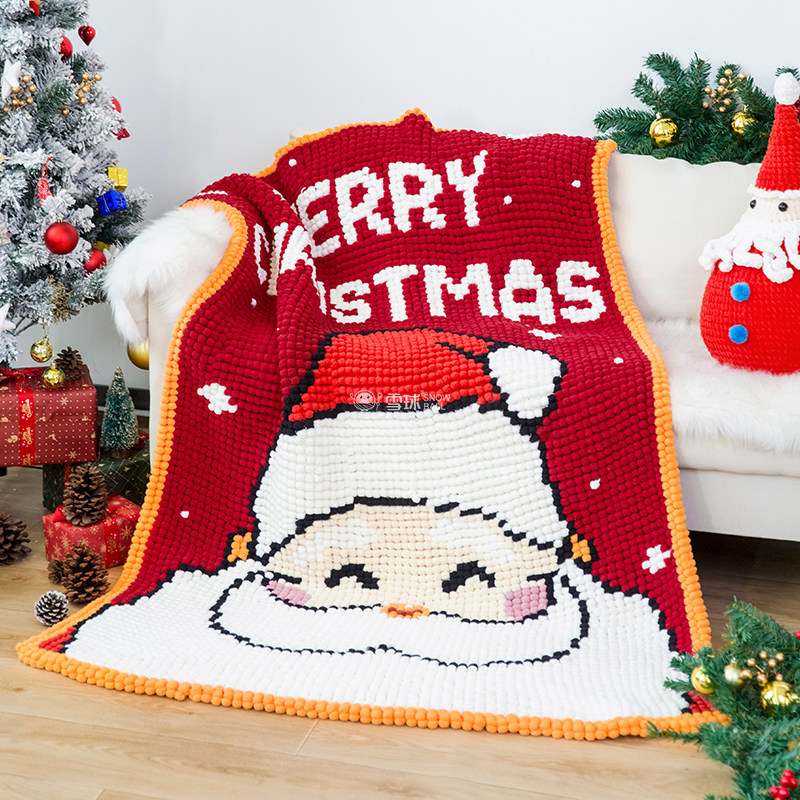 雪球材料包圣诞盖毯送教程和图解