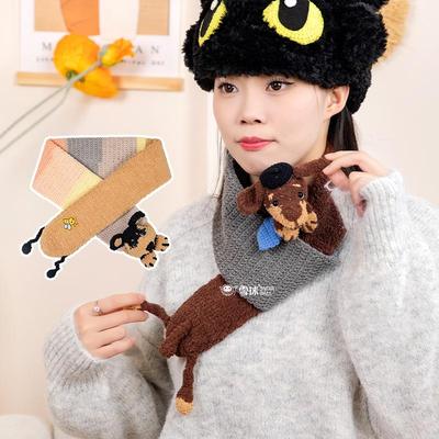 秋冬保暖自制手工围巾礼物