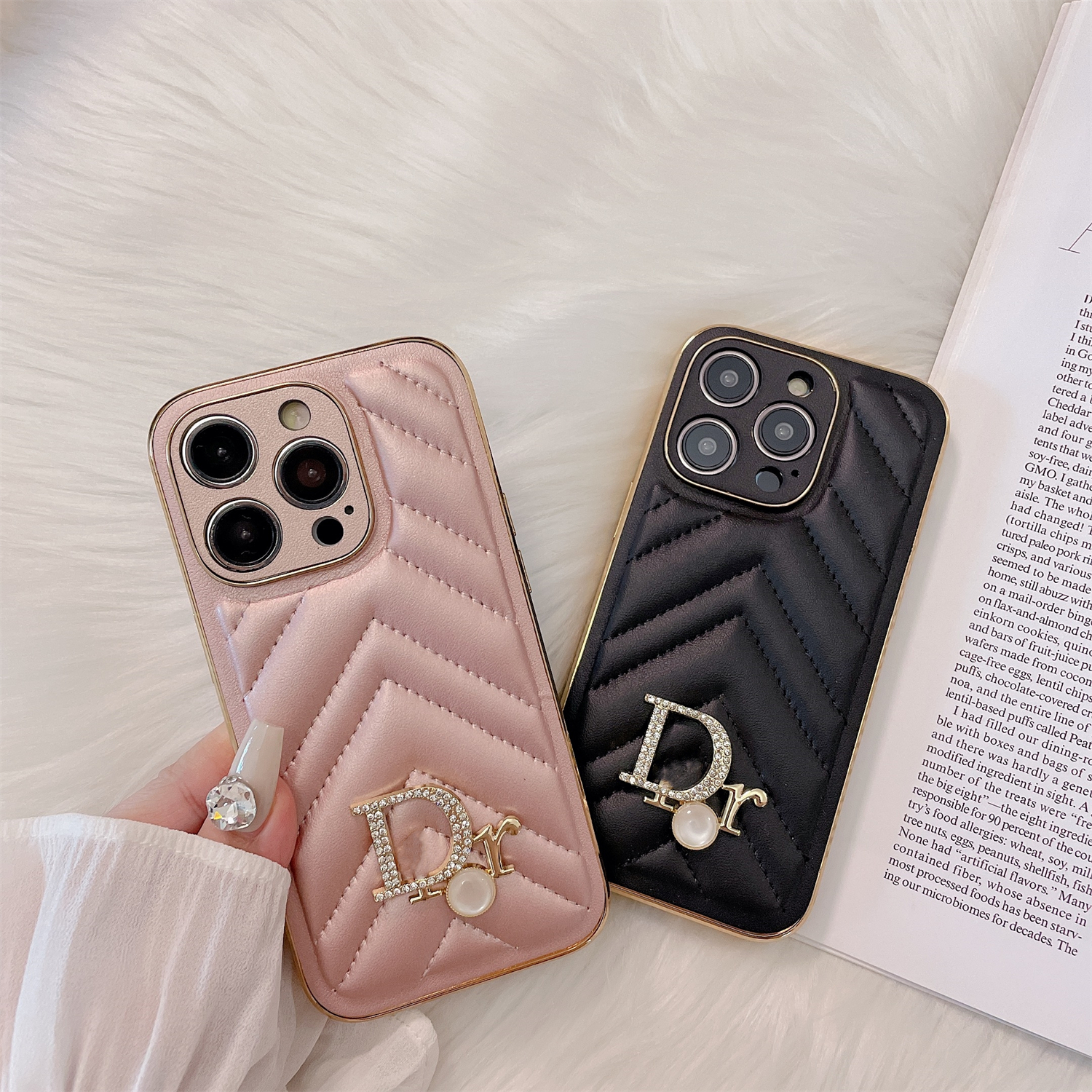 欧鹊皮质苹果气垫潮牌