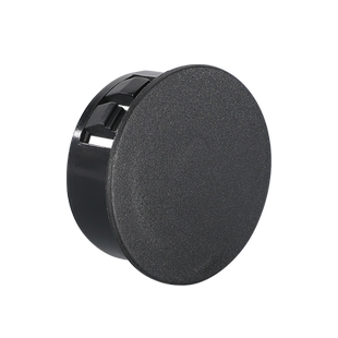 尼龙塑料堵头扣式塞头孔塞管塞子封口闷盖黑白色HP卡扣圆形装饰盖