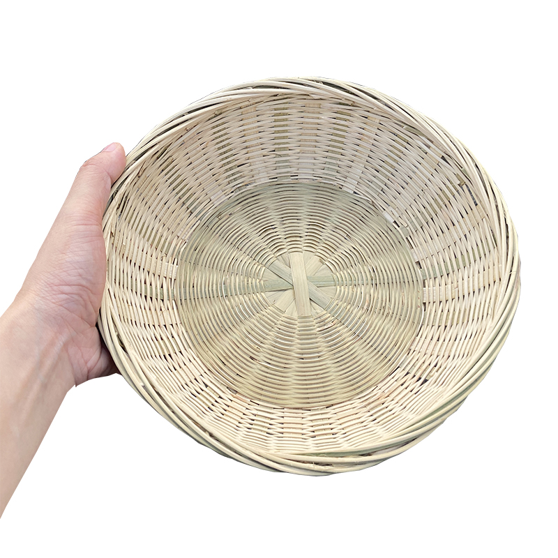 家用商用沥饭筲箕天然手工竹筐餐具竹编制品厨房农家晾晒装饰