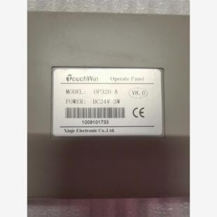 信捷文本显示器：0P320一A，DC24V，3w，版本（V8