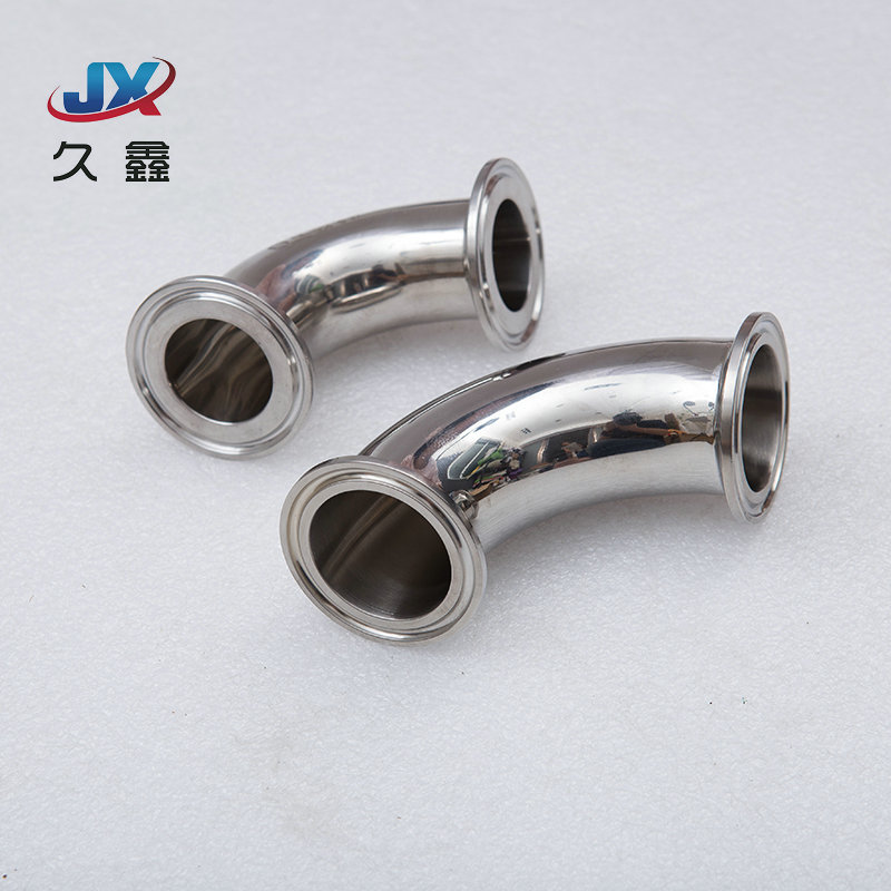 不锈钢卫生级快装弯头卡