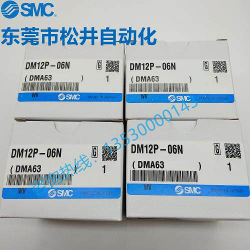 现货多管对接式接头SMC原装进口DM系列防止误配管DM12-06N-C1插头