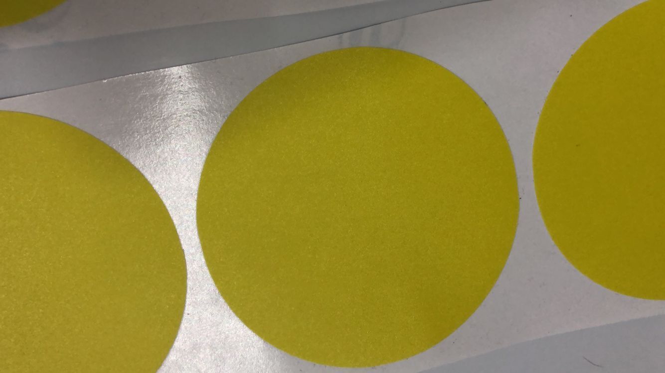 圆形定位贴置点管理桌面