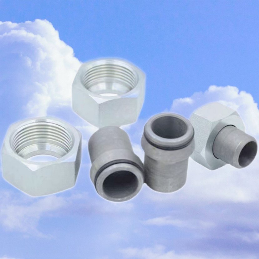 2WC 2WD液压接头永华卡套式焊接H型液压锥密封内螺纹活螺母焊接管,金属材料及制品,金属罐/桶/瓶,淘宝优惠券,粉丝福利购,淘宝优惠卷