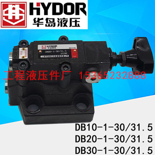 上海华岛液压 溢流阀 DB10-1-30/315 DB20-1-30/31.5 DB30-1-30